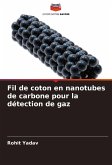 Fil de coton en nanotubes de carbone pour la détection de gaz