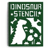 Stencil Book: Dinosaur