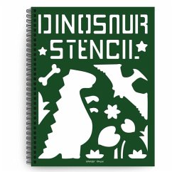 Cover Stencil Book: Dinosaur