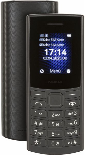 Nokia 105 4G (2024) Charcoal