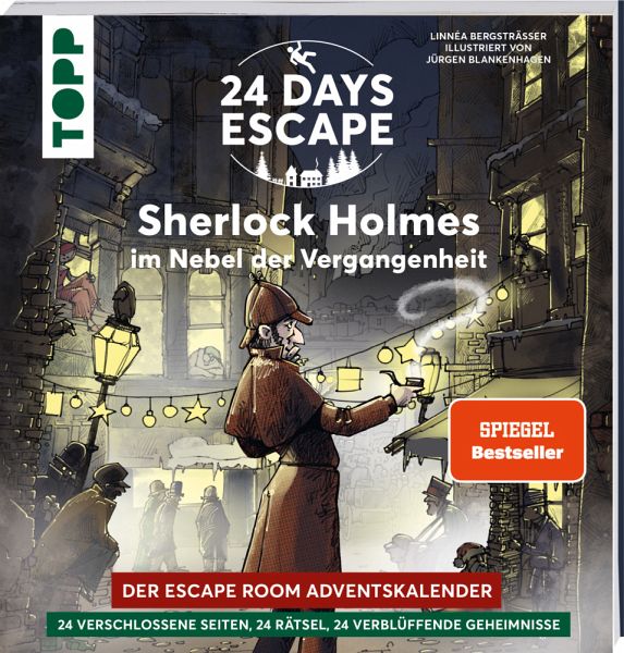 24 DAYS ESCAPE - Der Escape Room Adventskalender: Sherlock Holmes im Nebel der Vergangenheit (Mängelexemplar) 24 DAYS ESCAPE - Der Escape Room Adventskalender: Sherlock Holmes im Nebel der Vergangenheit (Mängelexemplar)
