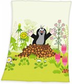 Klaus Herding 1507215014 - Der kleine Maulwurf Soft-Peachdecke, 75 x 100 cm