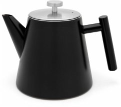 Leopold Vienna Teekanne Oslo 1l doppelwand. mattschwarz LV513001