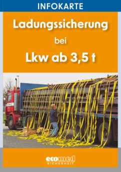 Cover Infokarte Ladungssicherung bei Lkw ab 3,5 t