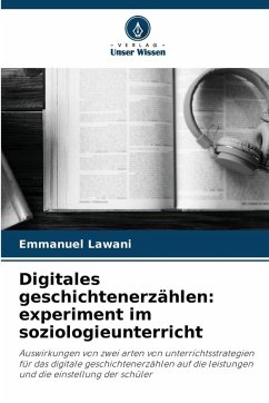 Cover Digitales geschichtenerzählen: experiment im soziologieunterricht