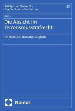 Cover Die Absicht im Terrorismusstrafrecht (eBook, PDF)