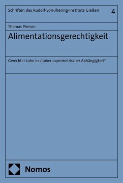 Cover Alimentationsgerechtigkeit (eBook, PDF)