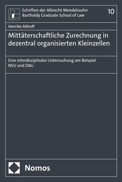 Cover Mittäterschaftliche Zurechnung in dezentral organisierten Kleinzellen (eBook, PDF)