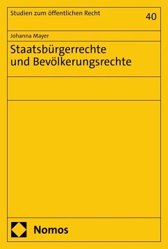 Cover Staatsbürgerrechte und Bevölkerungsrechte (eBook, PDF)