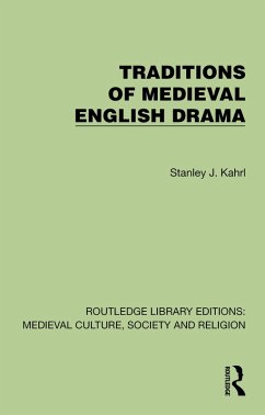 Cover Traditions of Medieval English Drama (eBook, PDF)