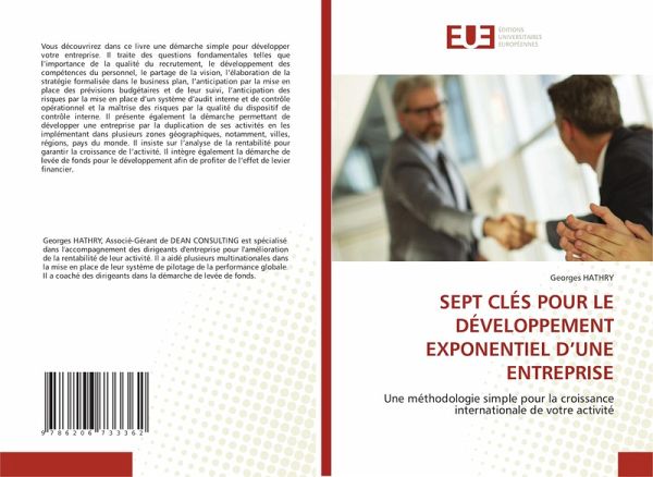 SEPT CLÉS POUR LE DÉVELOPPEMENT EXPONENTIEL D'UNE ENTREPRISE SEPT CLÉS POUR LE DÉVELOPPEMENT EXPONENTIEL D'UNE ENTREPRISE