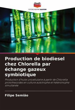 Cover Production de biodiesel chez Chlorella par échange gazeux symbiotique