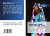 A comparative study of number in nouns of English and Nigerian Arabic A comparative study of number in nouns of English and Nigerian Arabic