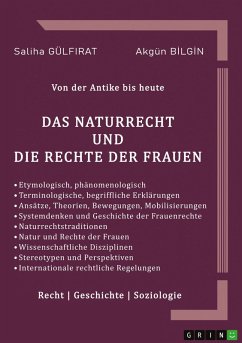 Cover Das Naturrecht und die Rechte der Frauen