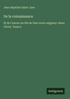 De la connaissance - Saint-Jure, Jean-Baptiste