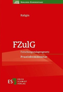 Cover FZulG Forschungszulagengesetz (eBook, PDF)