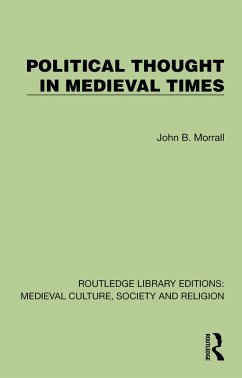 Cover Political Thought in Medieval Times (eBook, ePUB)