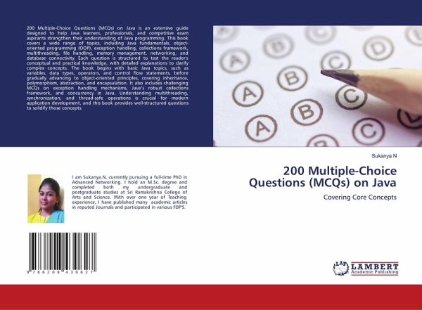 200 Multiple-Choice Questions (MCQs) on Java 200 Multiple-Choice Questions (MCQs) on Java