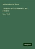 Aesthetik, oder Wissenschaft des Schönen Aesthetik, oder Wissenschaft des Schönen