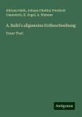 A. Balbi's allgemeine Erdbeschreibung A. Balbi's allgemeine Erdbeschreibung