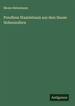 Cover Preußens Stammbaum aus dem Hause Hohenzollern