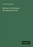 Beiträge zur Prüfung der Hieroglyphensysteme Beiträge zur Prüfung der Hieroglyphensysteme