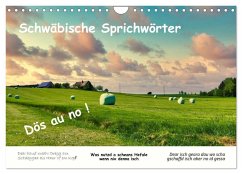 Cover 03 Schwäbische Sprichwörter - Dös au no! (Wandkalender 2026 DIN A4 quer), CALVENDO Monatskalender