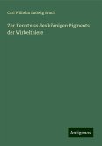 Zur Kenntniss des körnigen Pigments der Wirbelthiere Zur Kenntniss des körnigen Pigments der Wirbelthiere