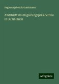 Amtsblatt des Regierungspräsidenten in Gumbinnen Amtsblatt des Regierungspräsidenten in Gumbinnen