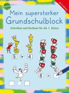 Cover Mein superstarker Grundschulblock. Schreiben und Rechnen für die 1. Klasse