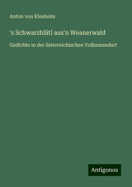 's Schwarzblätl aus'n Weanerwald