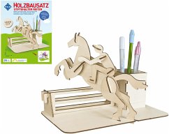 Cover PEBARO 840/1L - Holzbausatz Stiftehalter Reiter, Laser cut Bastelset