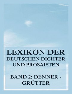 Cover Lexikon der deutschen Dichter und Prosaisten vom Beginn des 19. Jahrhunderts bis zur Gegenwart (eBook, ePUB)