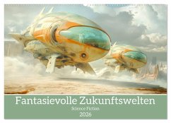 Fantasievolle Zukunftswelten - Science Fiction (Wandkalender 2026 DIN A2 quer), CALVENDO Monatskalender Fantasievolle Zukunftswelten - Science Fiction (Wandkalender 2026 DIN A2 quer), CALVENDO Monatskalender