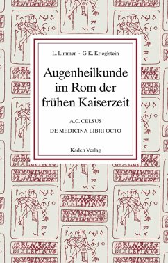 Cover Augenheilkunde im Rom der frühen Kaiserzeit