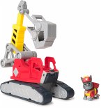 Rubble & Crew - Chargers 2-in-1 Mega Kran, Premium Baufahrzeug mit Abnehmbarer Baggerkralle und Presslufthammer sowie Charger Hundefigur