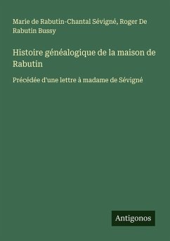 Cover Histoire généalogique de la maison de Rabutin