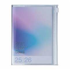 MARK'S 2025/26 Taschenkalender, A6 Gradient // Blue
