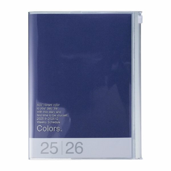 MARK'S 2025/26 Taschenkalender, A5 Colors // Purple