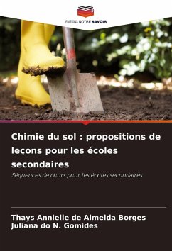 Cover Chimie du sol : propositions de leçons pour les écoles secondaires