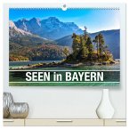 Seen in Bayern (hochwertiger Premium Wandkalender 2026 DIN A2 quer), Kunstdruck in Hochglanz