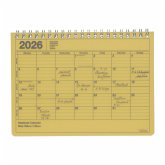 MARK'S 2026 Tischkalender, S // Yellow MARK'S 2026 Tischkalender, S // Yellow