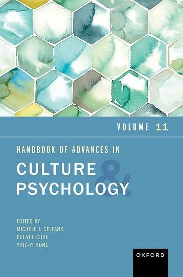 Handbook of Advances in Culture and Psychology