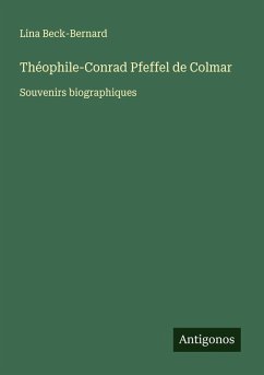 Cover Théophile-Conrad Pfeffel de Colmar