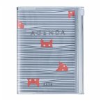 MARK'S 2025/26 Taschenkalender, B6 Cats // Gray