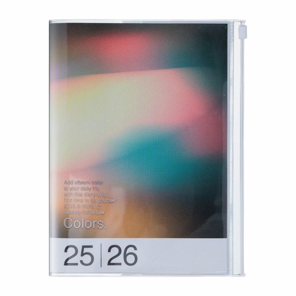 MARK'S 2025/26 Taschenkalender, A5 Gradient // Black