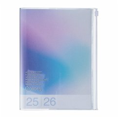 MARK'S 2025/26 Taschenkalender, A5 Gradient // Blue