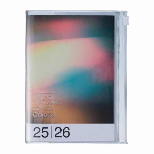 MARK'S 2025/26 Taschenkalender, A6 Gradient // Black
