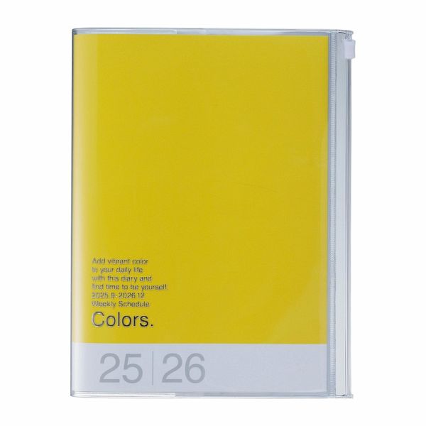 MARK'S 2025/26 Taschenkalender, A5 Colors // Yellow MARK'S 2025/26 Taschenkalender, A5 Colors // Yellow