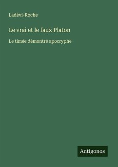 Cover Le vrai et le faux Platon